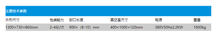 DZW-900外抽真空（充氣）包裝機(圖2)